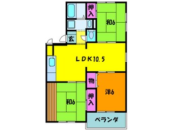 間取図 プレザント花田