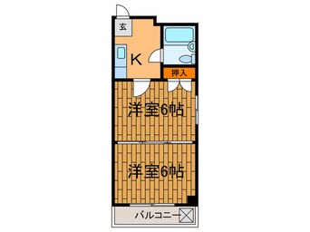 間取図 レジデンストキワ