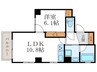 ベルビュー西陣 1LDKの間取り