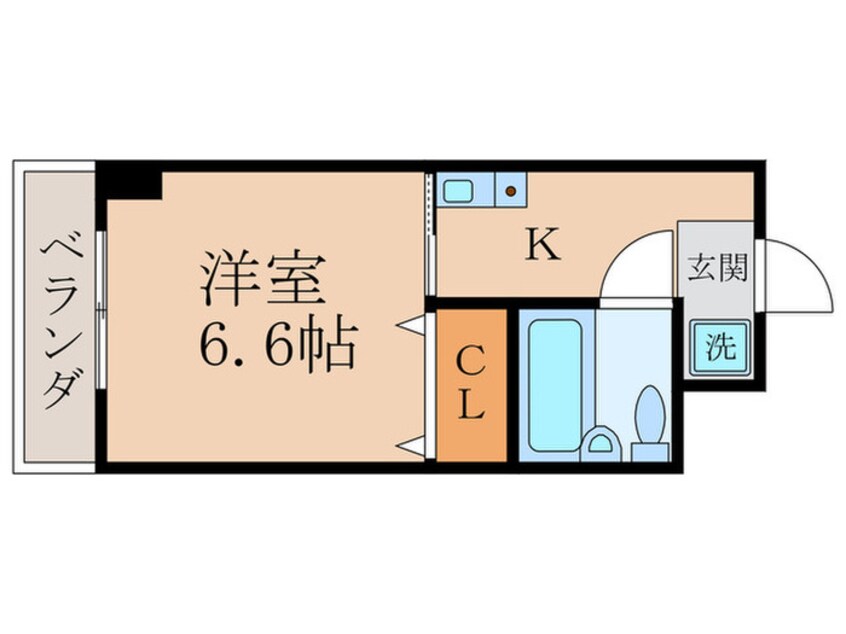 間取図 クローバーハイツⅠ