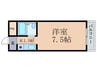 Ｐａｒｋレジデンス笠山 1Kの間取り