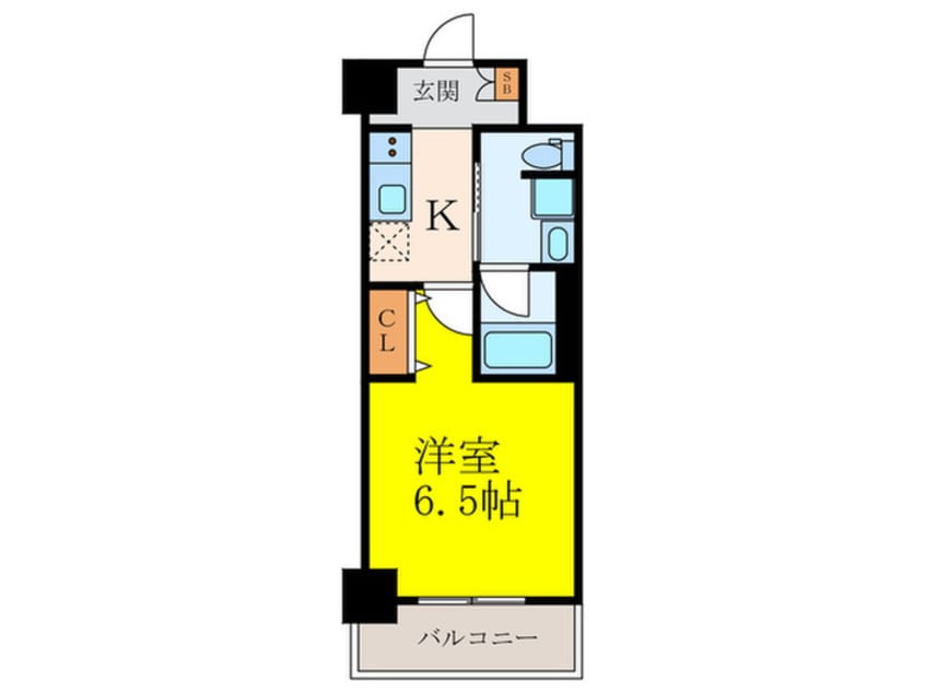 間取図 エルプレイス江坂Ⅱ