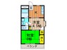 プレアール八幡 2Kの間取り