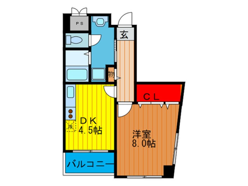 間取図 ドムス東梅田