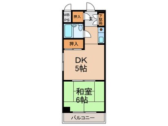 間取図 メゾンエイコー浮田町