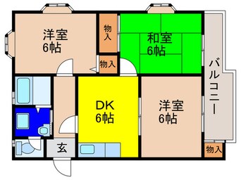 間取図 金岡マンション