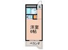 シャノア－ルⅢ 1Rの間取り