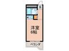 シャノア－ルⅢ 1Rの間取り