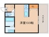 マンション春道 1Rの間取り