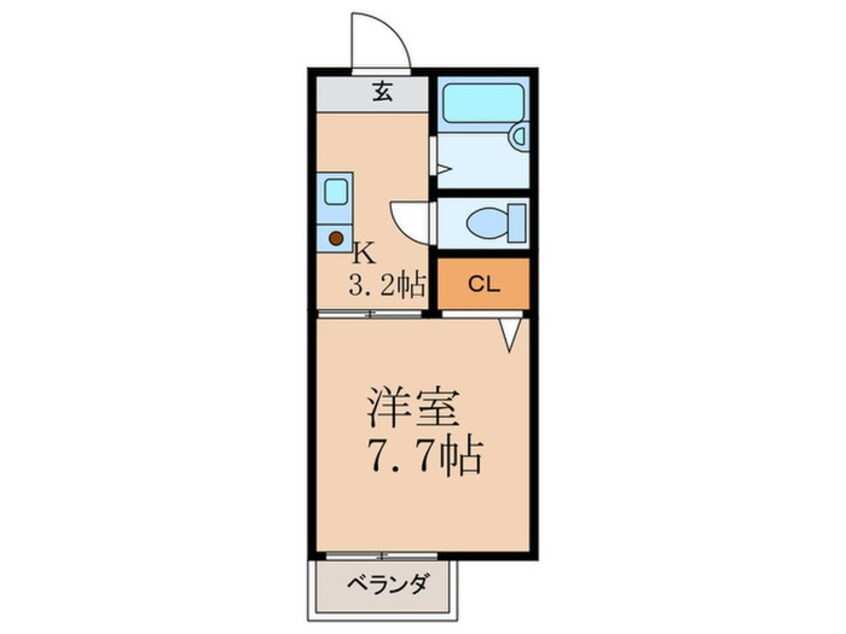間取図 ﾃﾞｨｱｽT＆T