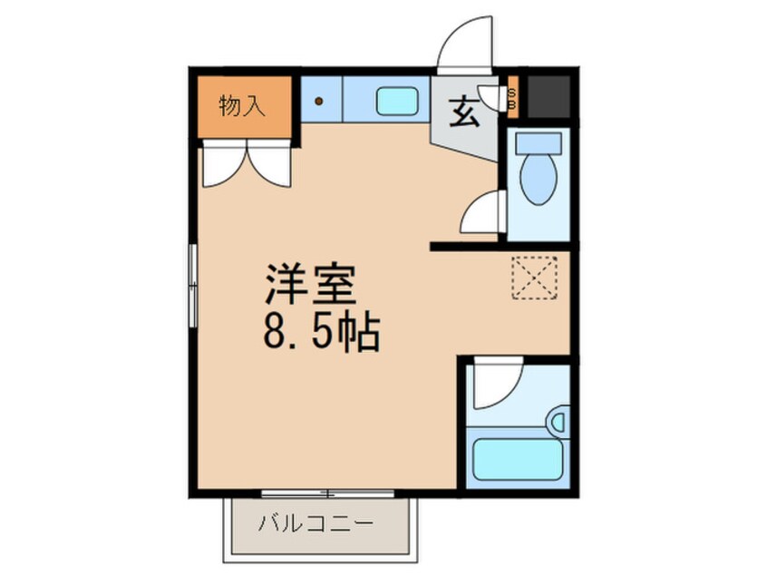 間取図 ラムールイワヤ