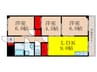 マンション南茨木（７０７） 3LDKの間取り
