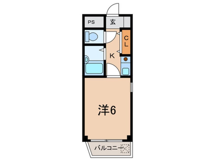 間取図 クレッシェンド王子公園