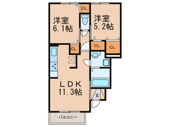 間取図 グランアヴァンティB棟