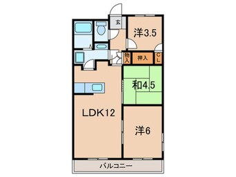 間取図 ロイヤルメゾン富士