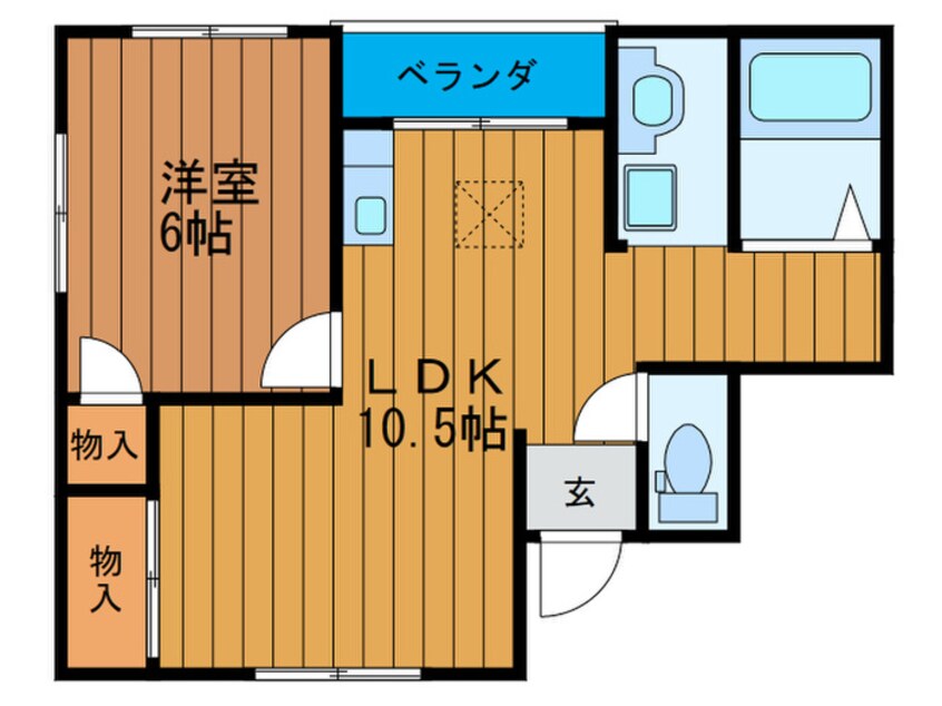 間取図 キャロットハウス