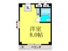 ｸﾞﾛｰﾊﾞﾙ槻木 1Rの間取り
