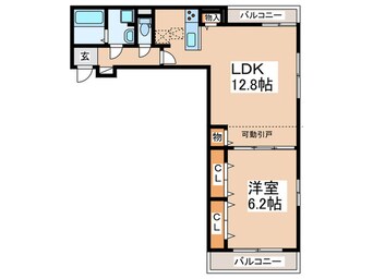 間取図 カーサ　りんくう・Ｍ