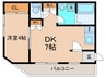 ラ　レアリゼ 1DKの間取り