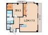 香枦園BEACH　WALK 1LDKの間取り
