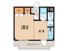ＮＤ ビルハイツ 1Kの間取り