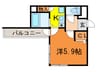 ロイヤルヒル神戸三宮Ⅱ(1107) 1Kの間取り
