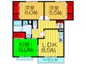 クレ－ル藤が尾 3LDKの間取り