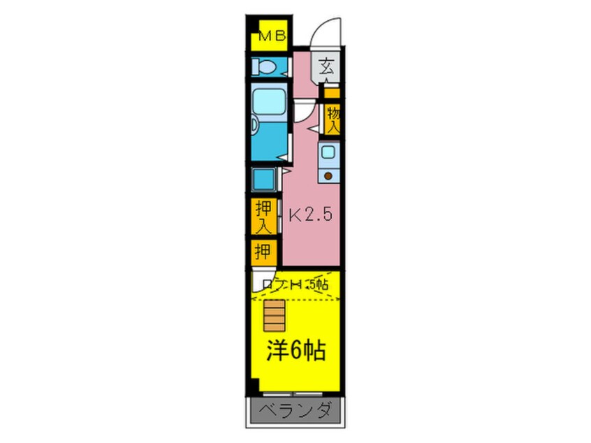 間取図 αー１