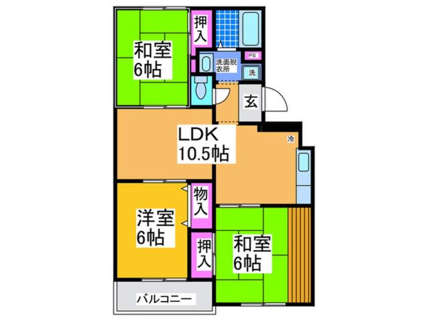 間取図 エステート杉山