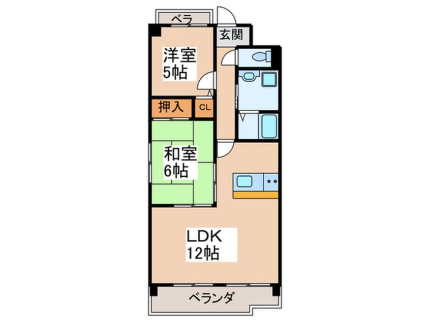 間取図 クレール・ヴィル