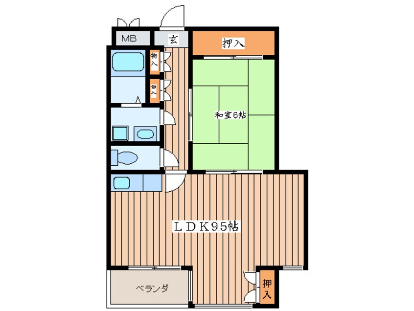 間取図 マンションサンライフⅡ