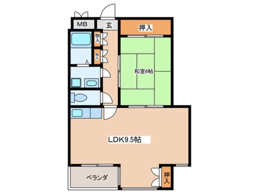 間取図 マンションサンライフⅡ