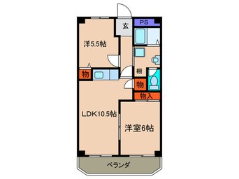 間取図 第２洛西ハイツ