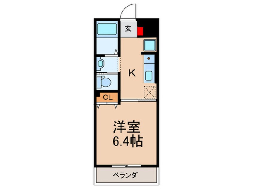 間取図 コンテネレッツァ枚方Ⅱ