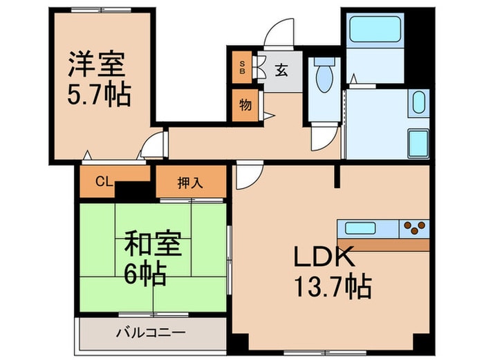 間取り図 エクサーグ六甲