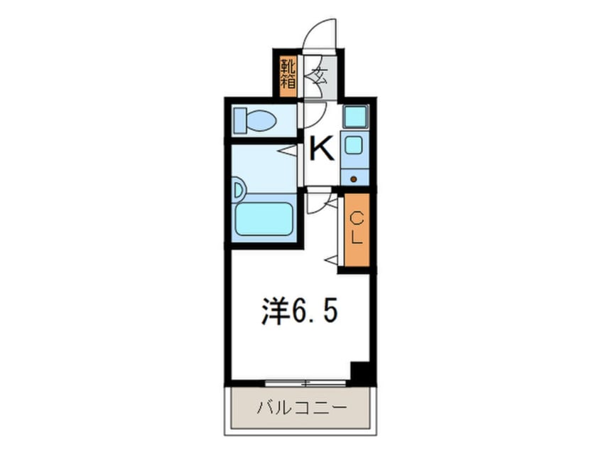 間取図 ｴｽﾘｰﾄﾞ三ノ宮ﾌﾗﾜｰﾛｰﾄﾞ(804)