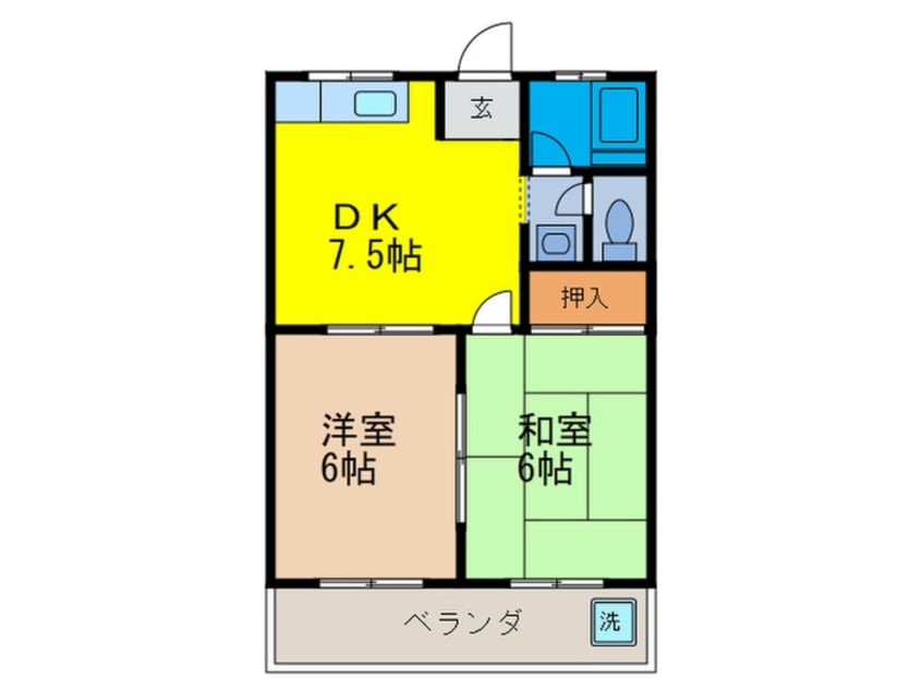 間取図 双和マンション