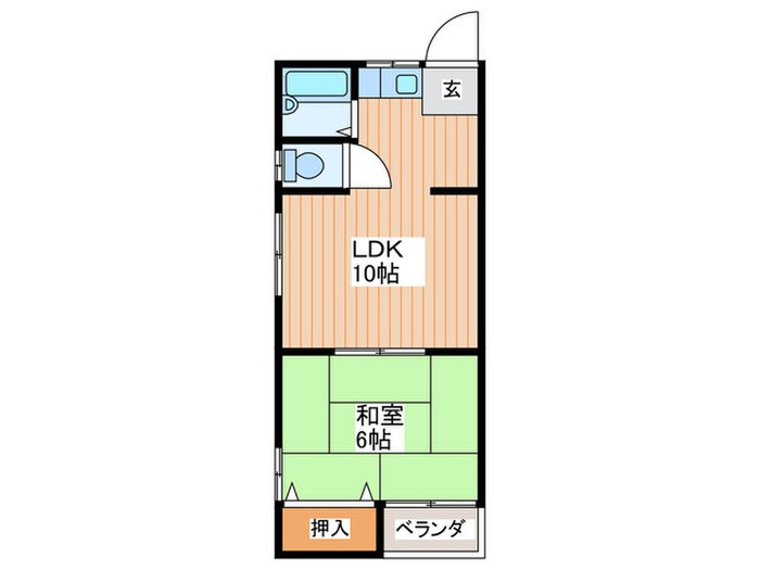 間取り図 中木田コ－ポ