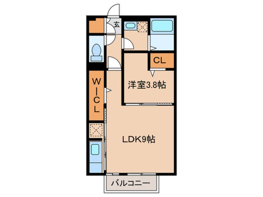 間取図 レセンテ出町　A棟