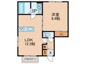 Residence東田辺の間取図