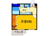 α ＰＲＩＺＥ　Ⅵ 1Kの間取り