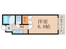 ヴィラ樅の木 1Kの間取り