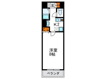 間取図 ミ－ネ新町弐番館