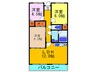 フリーディオ堂山 3LDKの間取り