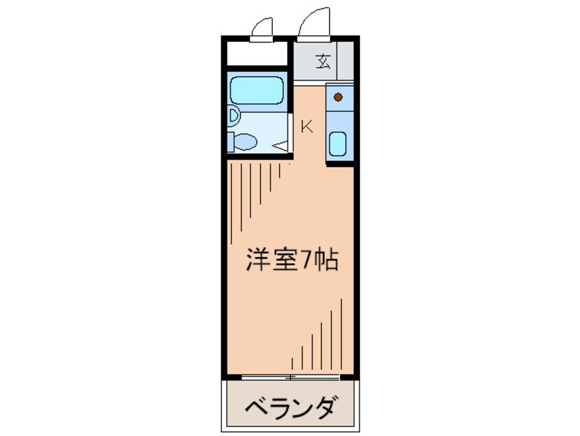 間取図 ハイム朝日
