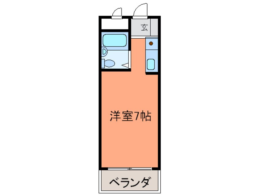 間取図 ハイム朝日