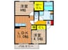 Premier 藤阪 2LDKの間取り