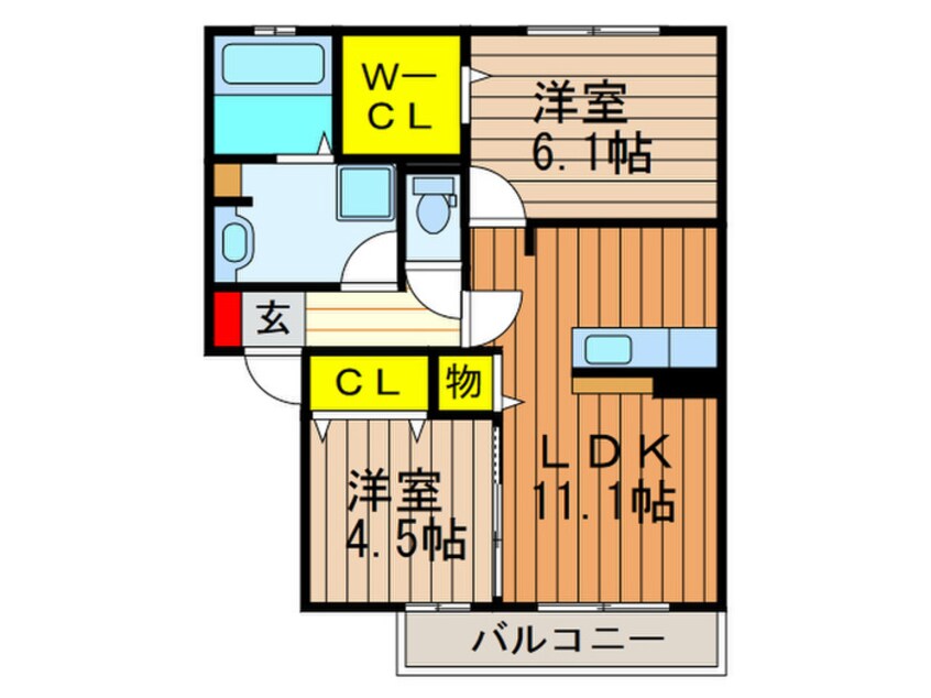 間取図 Premier 藤阪