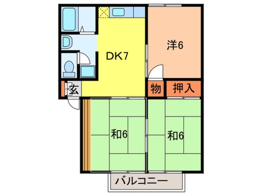 間取図 ルミエール中山