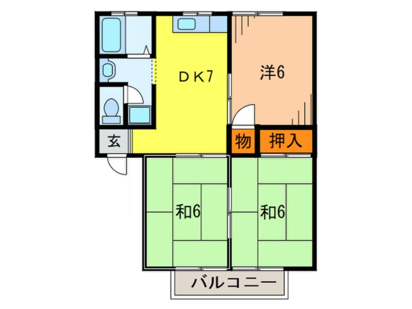 間取図 ルミエール中山